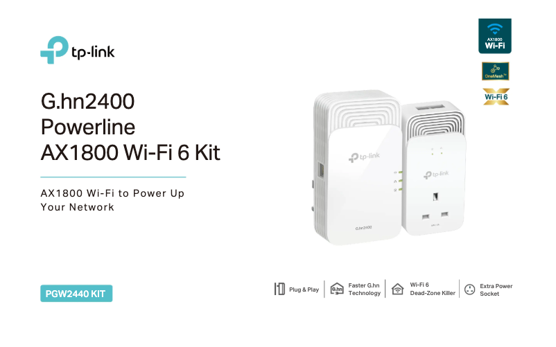 Page 1 de la notice Fiche technique TP-Link TL-PA4010P KIT V2.20