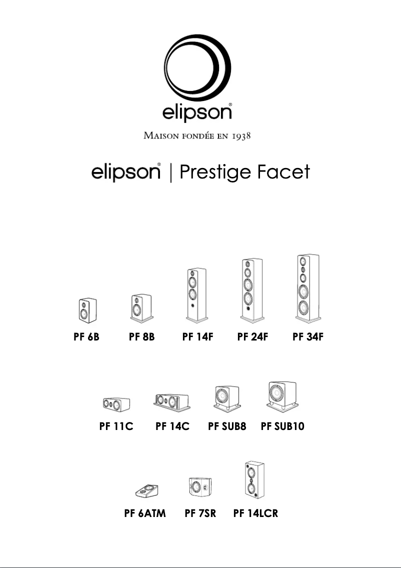 Image de la première page du manuel de l'appareil Prestige Facet PF 6B BT