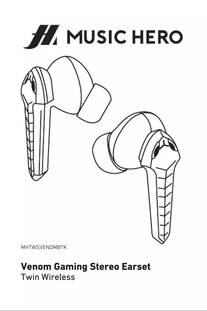 Image de la première page du manuel de l'appareil Venom Gaming