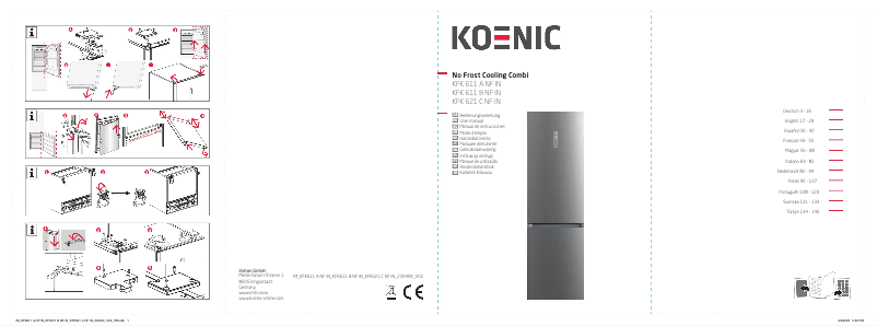 Page n°1 - Manuel utilisateur Koenic KFK 621 C NF IN