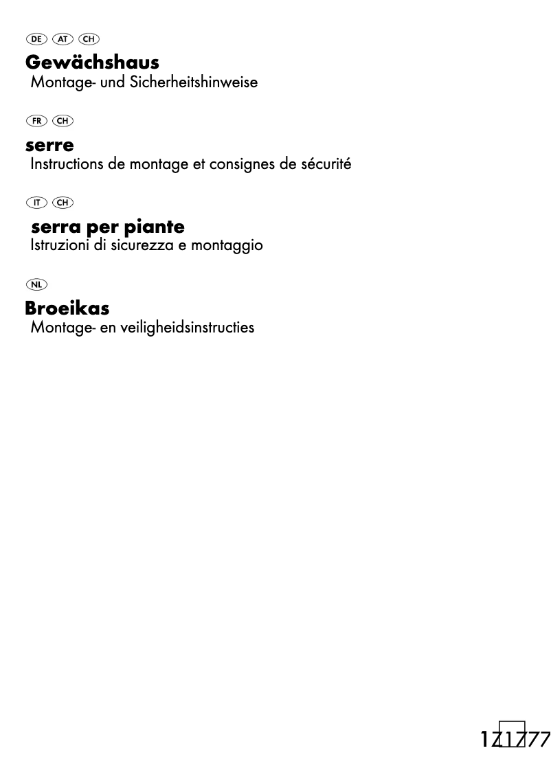 Page 1 de la notice Manuel utilisateur Florabest Z17770