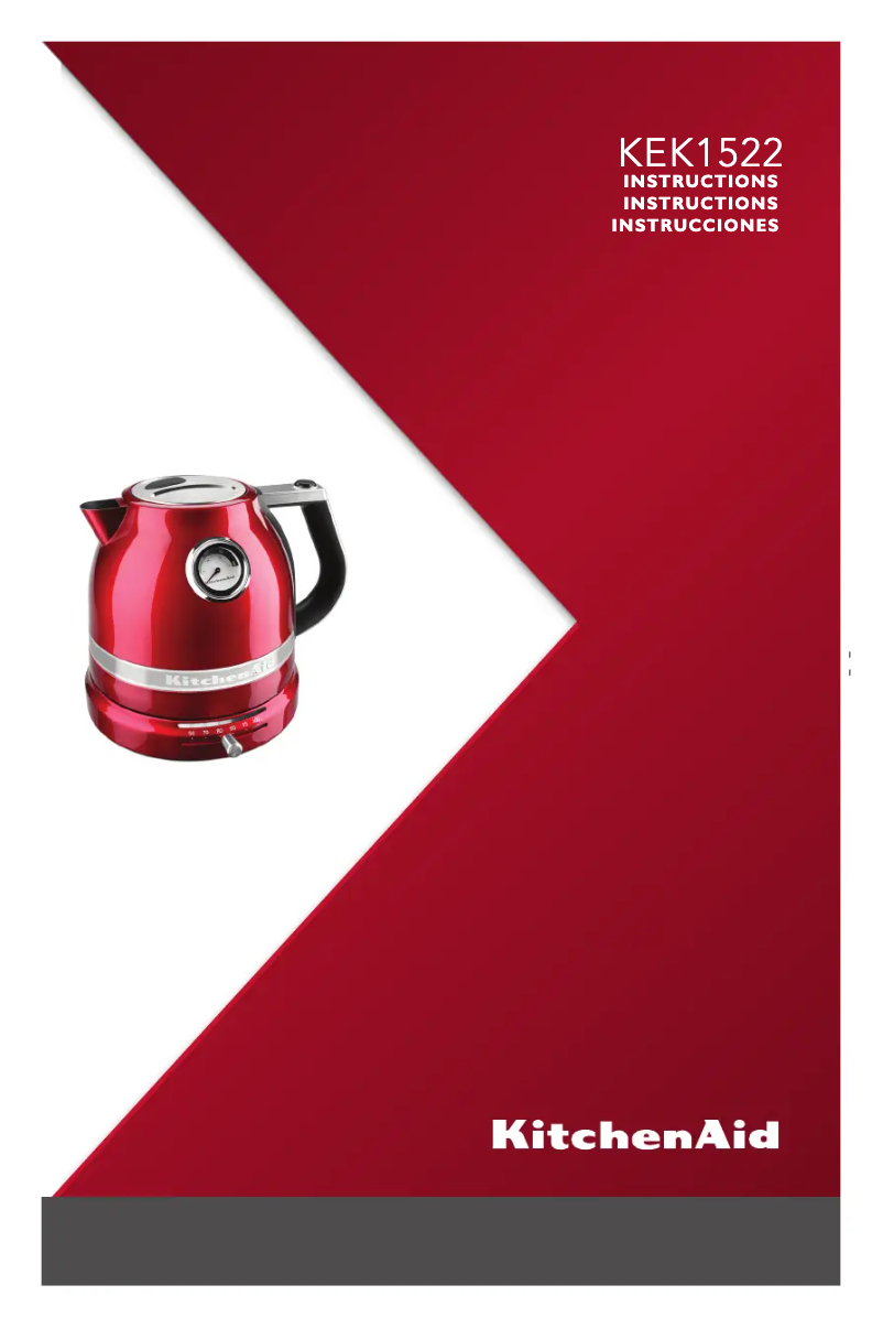 Page n°1 - Manuel utilisateur KitchenAid Pro Line KEK1522