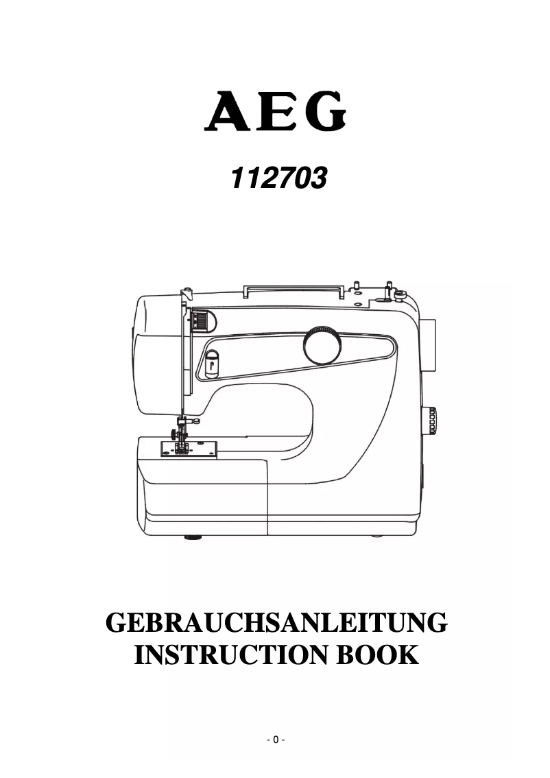 Page 1 de la notice Manuel utilisateur AEG 2703