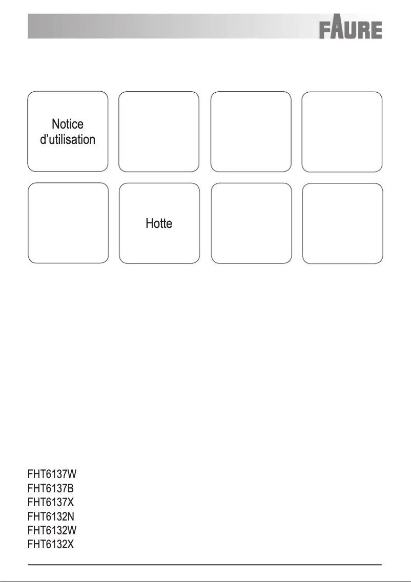 Image de la première page du manuel de l'appareil FHT6137B
