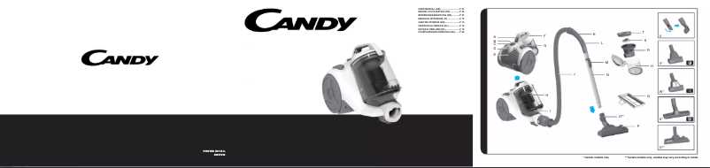 Page 1 de la notice Manuel utilisateur Candy CAF34HM 011
