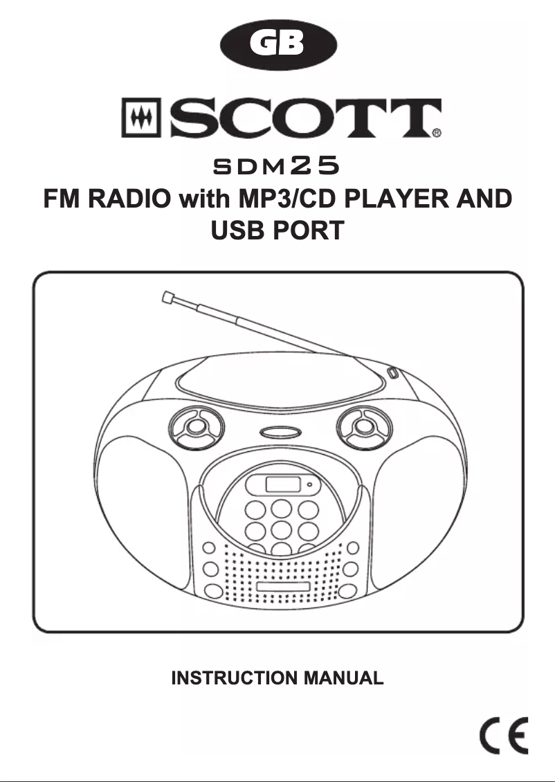 Image de la première page du manuel de l'appareil SDM 25 LG