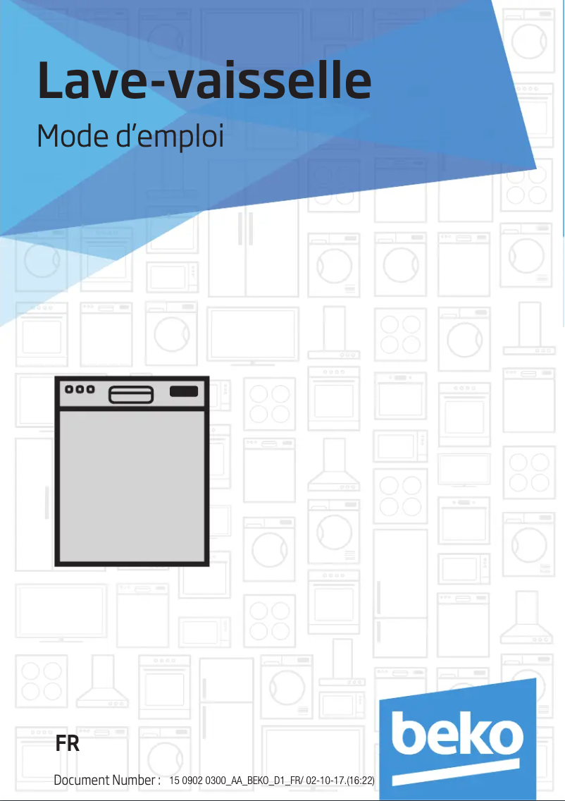 Image de la première page du manuel de l'appareil DFN28430X