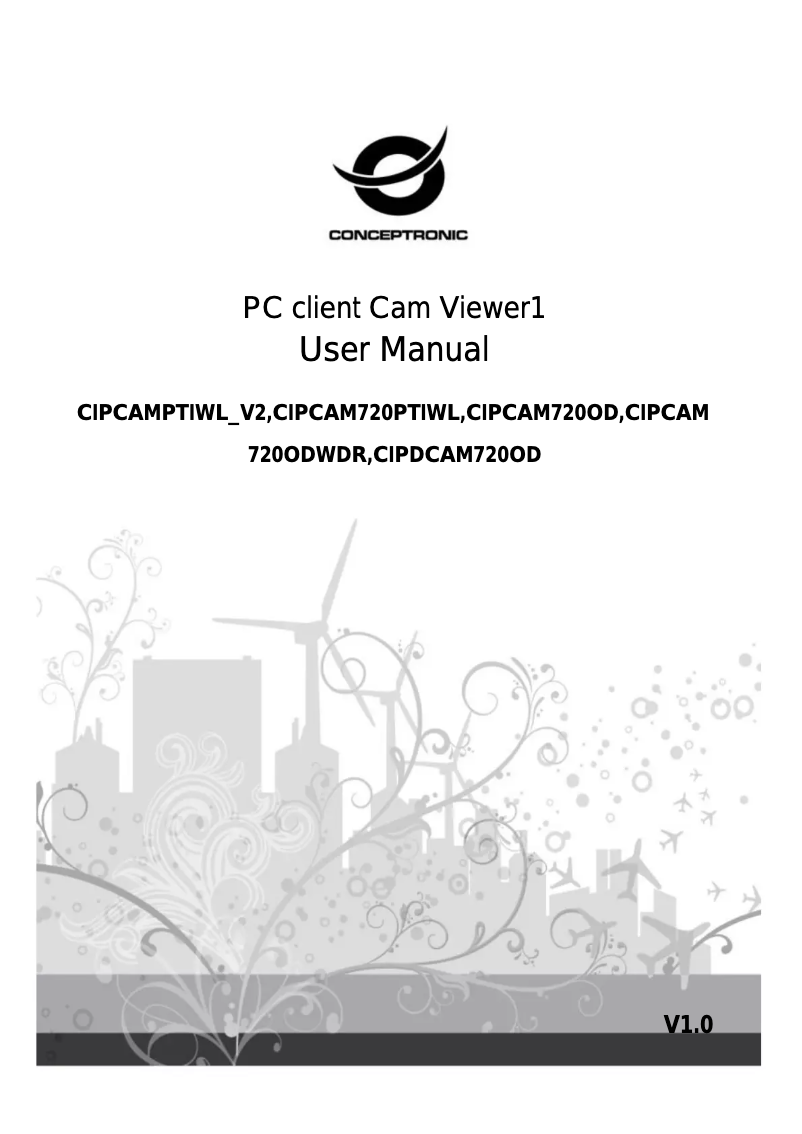 Image de la première page du manuel de l'appareil CIPCAM720PTIWL