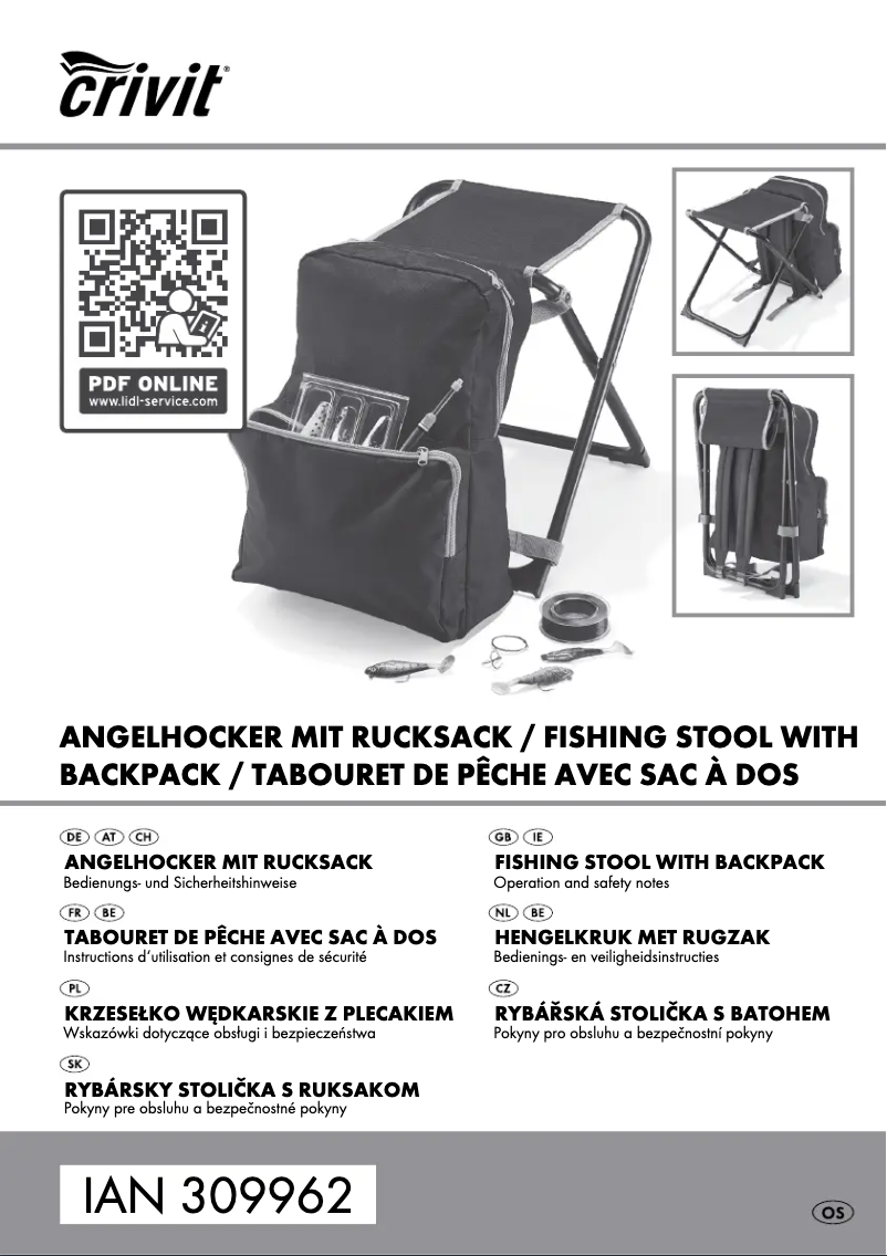 Image de la première page du manuel de l'appareil HG04234