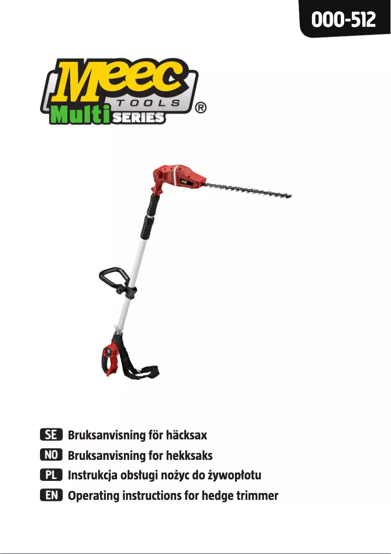 Page n°1 - Manuel utilisateur Meec Tools 000-512