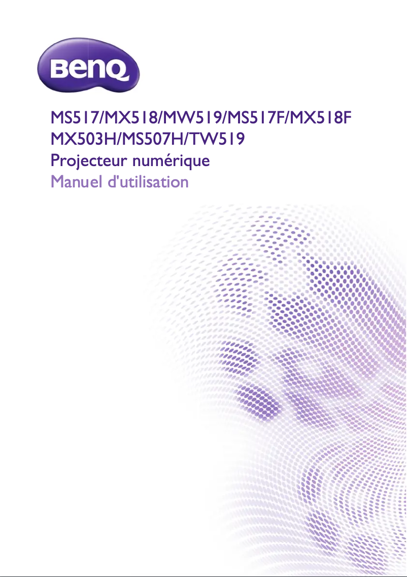 Page n°1 - Mode d'emploi BenQ 9H.J6L77.34E