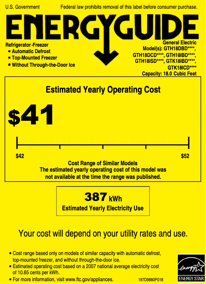 Image de la première page du manuel de l'appareil GTH18DCDWW
