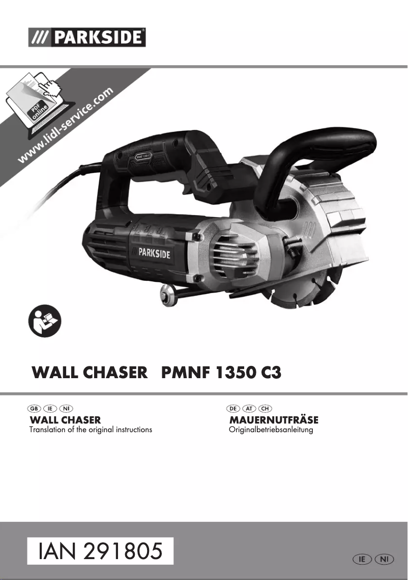 Page n°1 - Manuel utilisateur Parkside PMNF 1350 C3