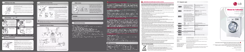 Page n°1 - Manuel utilisateur LG F14475TD