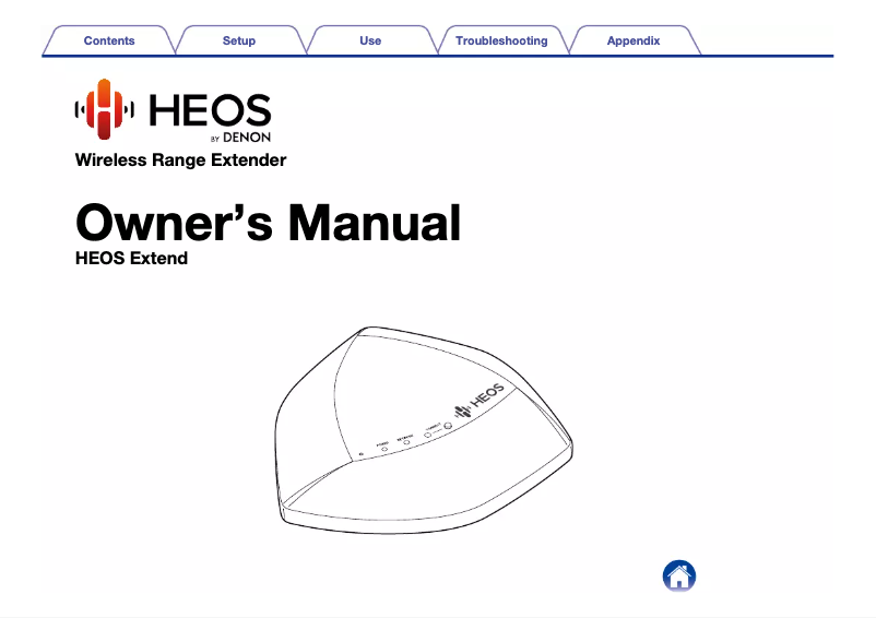Página 1 del manual Manual de usuario HEOS Extend