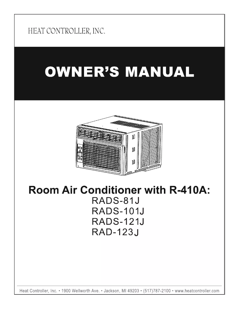 Página 1 del manual Manual de usuario Heat Controller RADS-101J