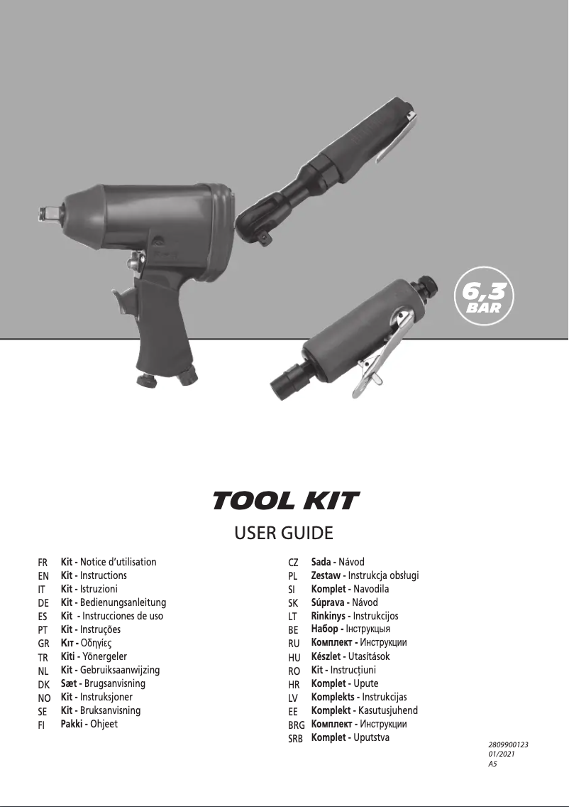 Página 1 del manual Manual de usuario Abac G-851