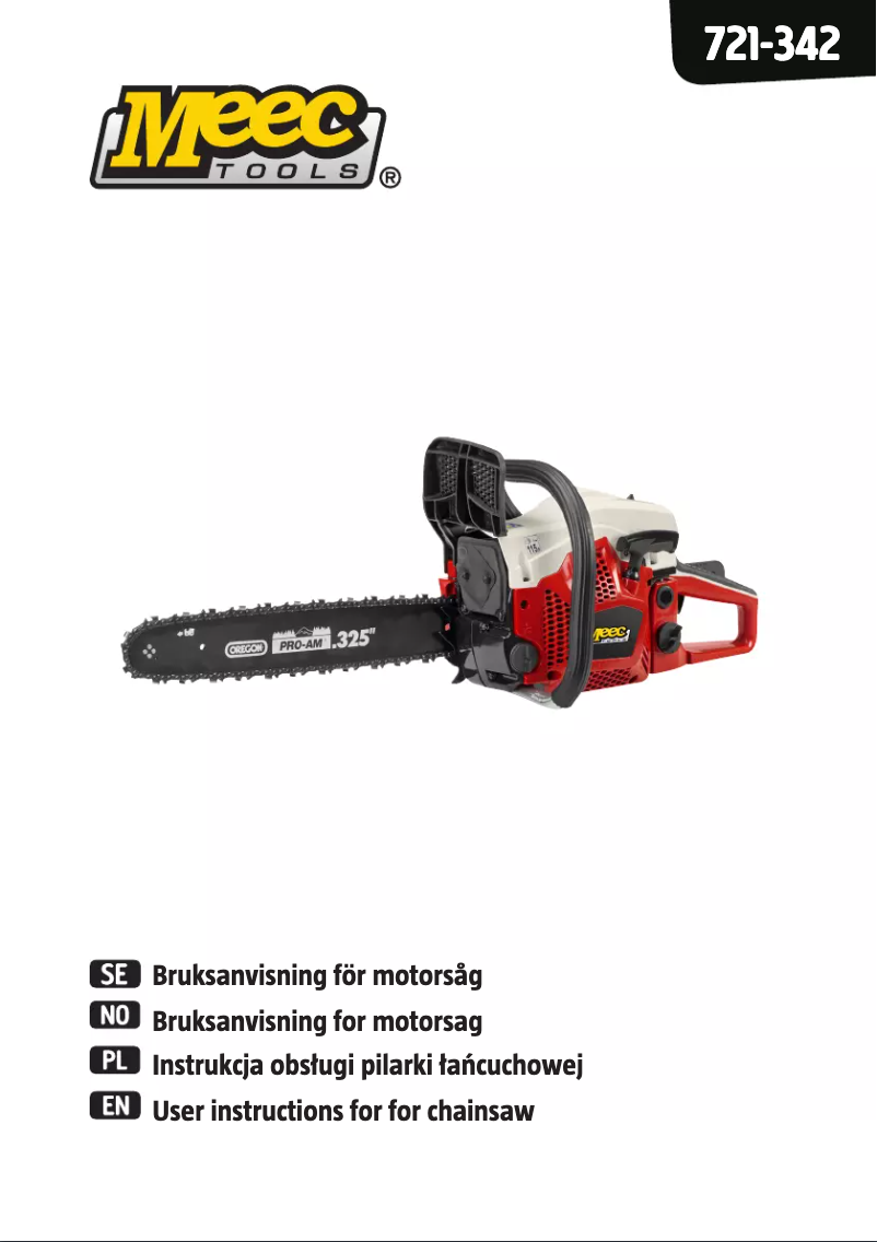 Page n°1 - Manuel utilisateur Meec Tools 721-342