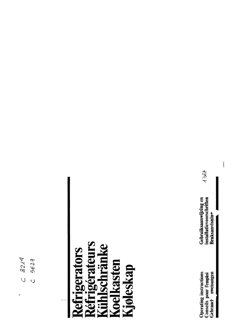 Page n°1 - Manuel utilisateur Castor C 8214