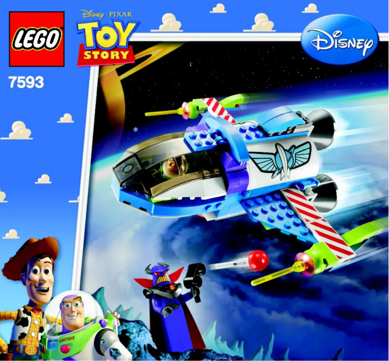 Page n°1 - Manuel utilisateur Lego Toy Story 7593