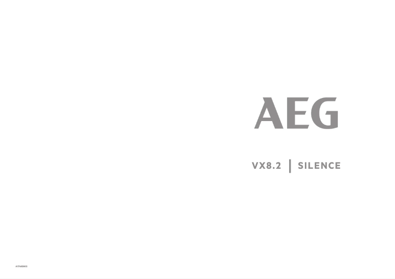 Página 1 del manual Manual de usuario AEG VX82-1-2ST
