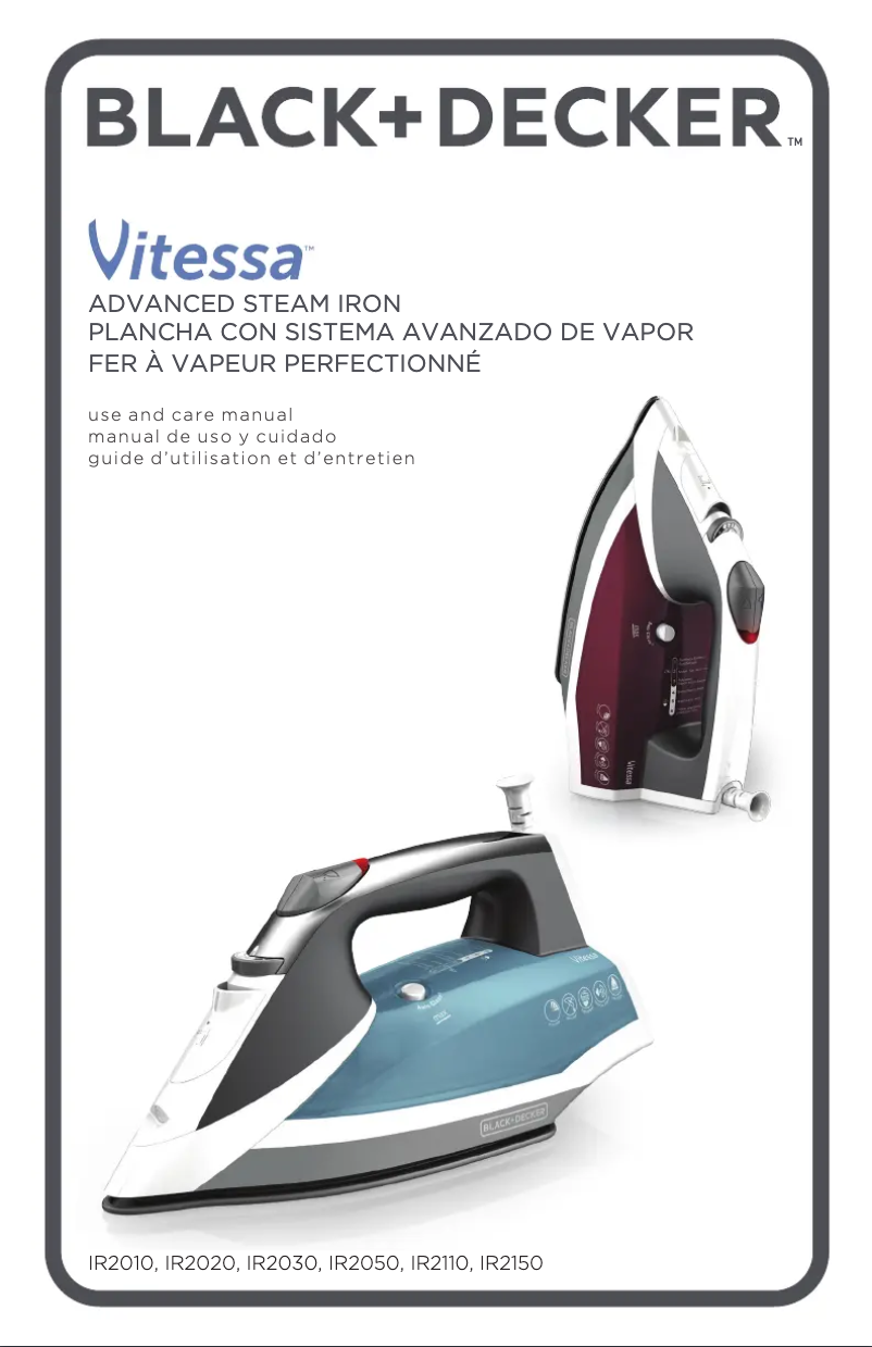 Page 1 de la notice Manuel utilisateur Black & Decker IR2020