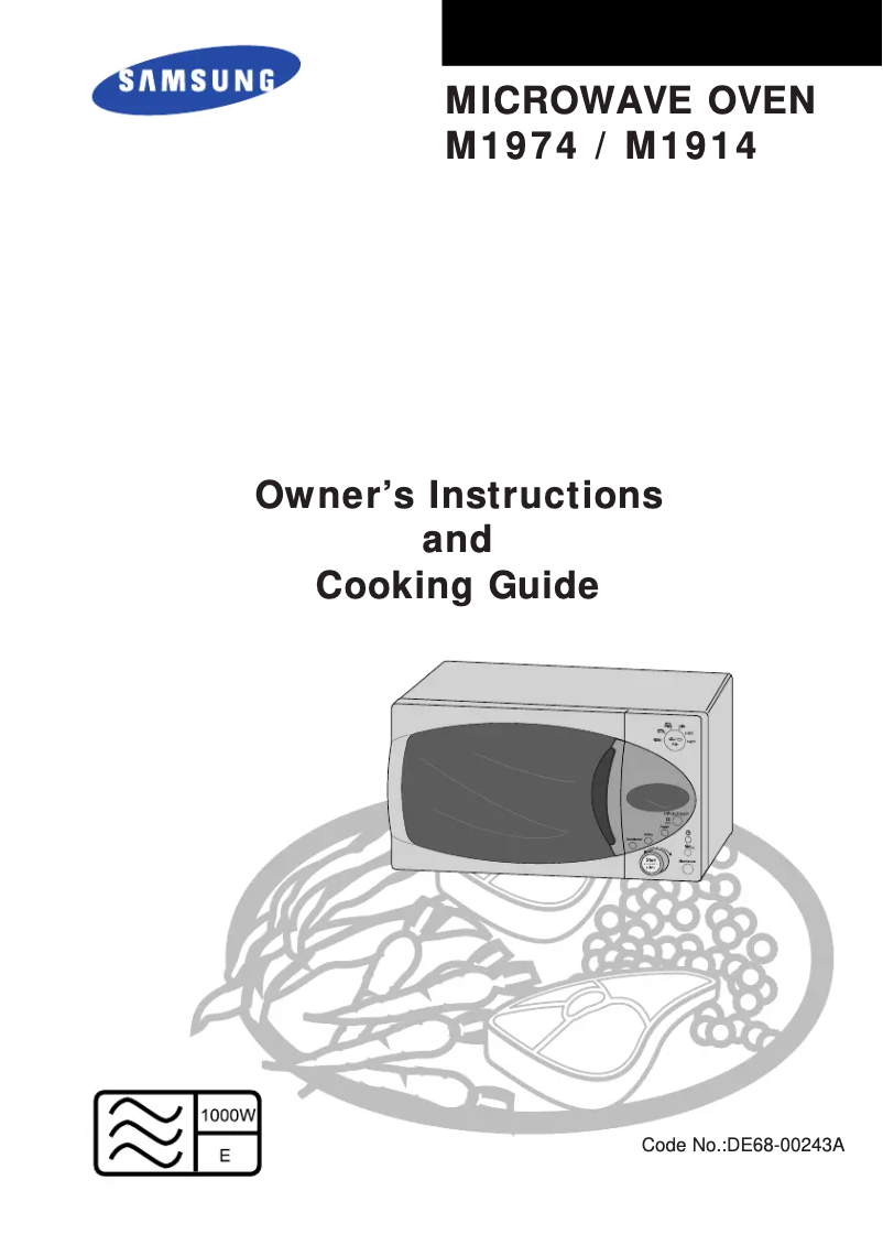 Page n°1 - Manuel utilisateur Samsung M1914