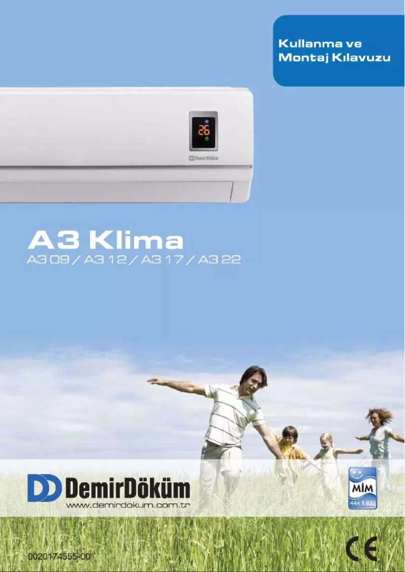 Imagen de la primera página del manual del dispositivo A3 22