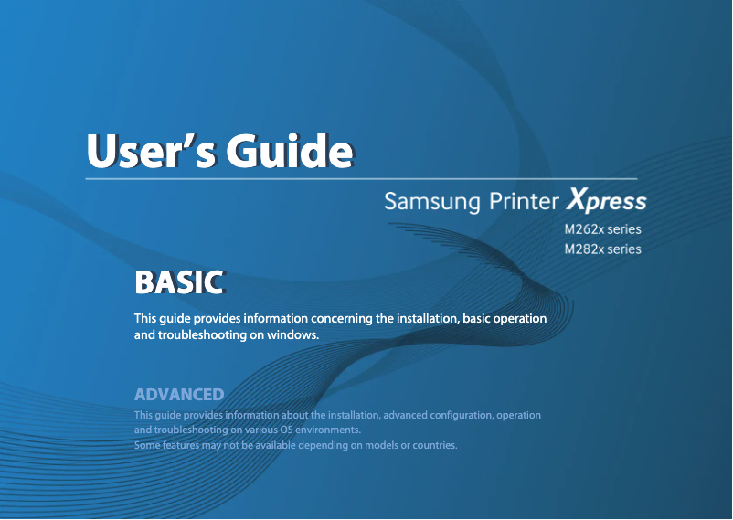 Page n°1 - Manuel utilisateur Samsung SL-M2825DW
