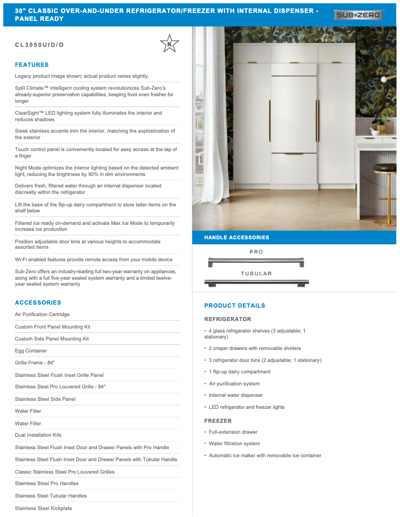 Image de la première page du manuel de l'appareil CL3050UIO