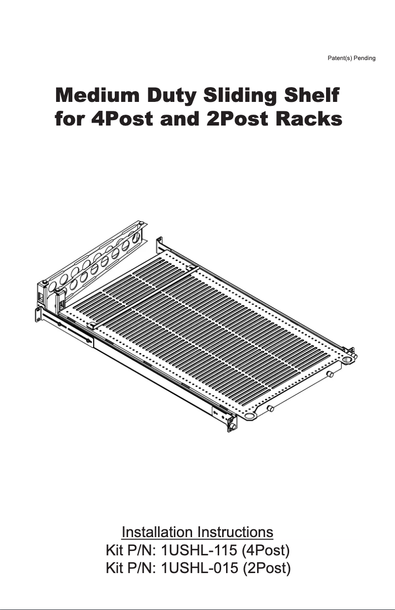 Page n°1 - Manuel utilisateur Origin Storage 1USHL-115