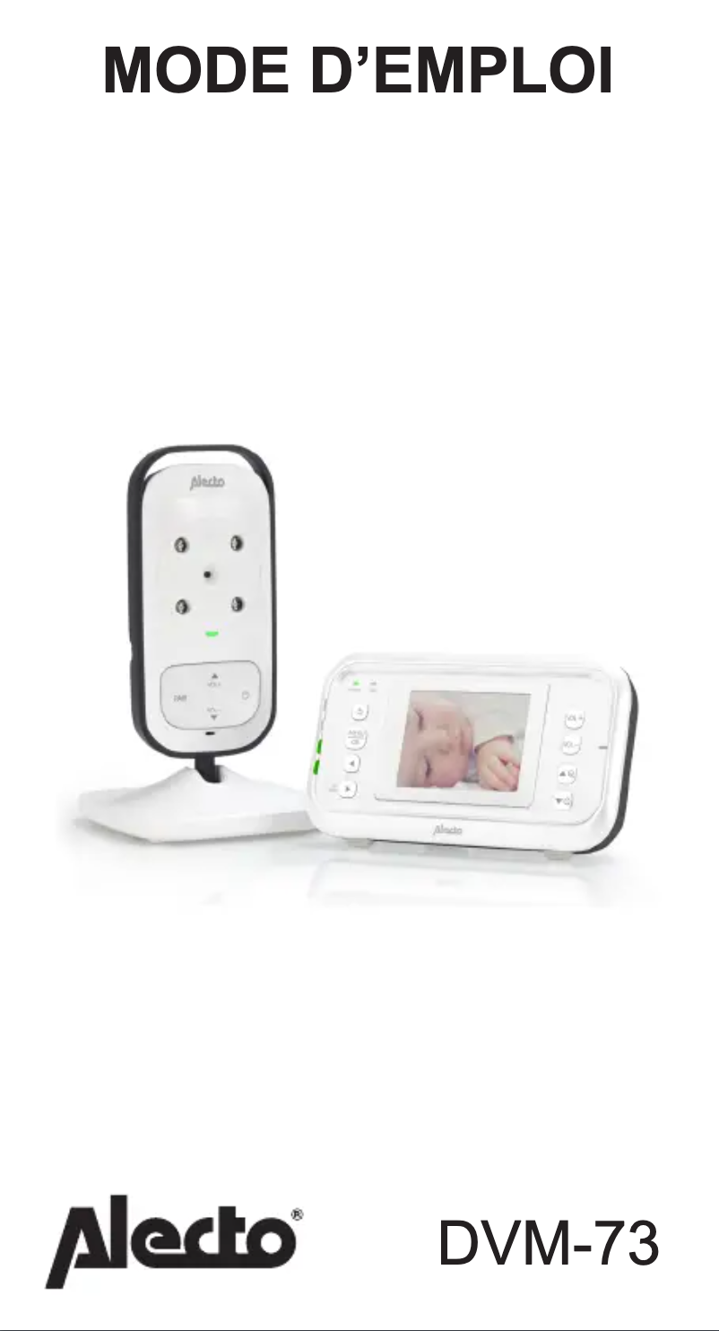 Page 1 de la notice Manuel utilisateur Alecto DVM-73