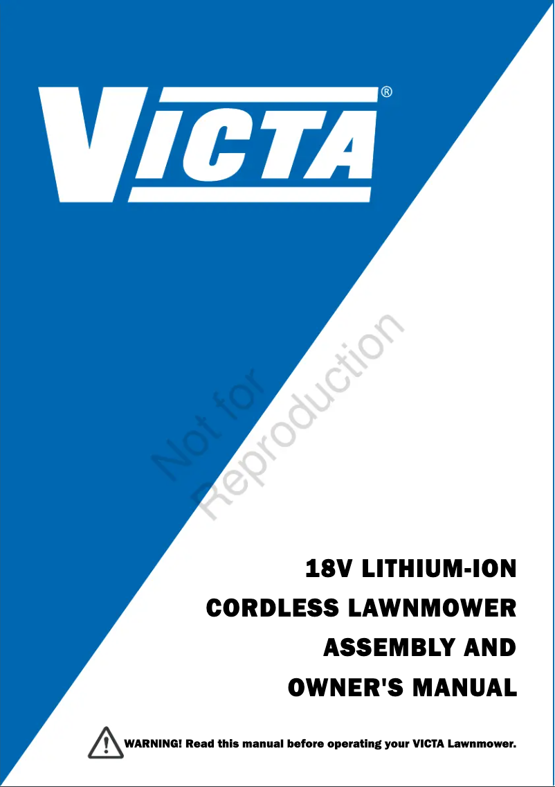 Page 1 de la notice Manuel utilisateur Victa 2691857