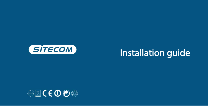Page n°1 - Manuel utilisateur Sitecom AC600 WLA-2104