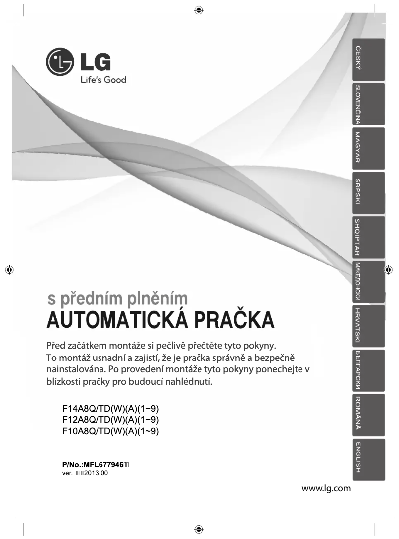 Image de la première page du manuel de l'appareil F14A8TDA
