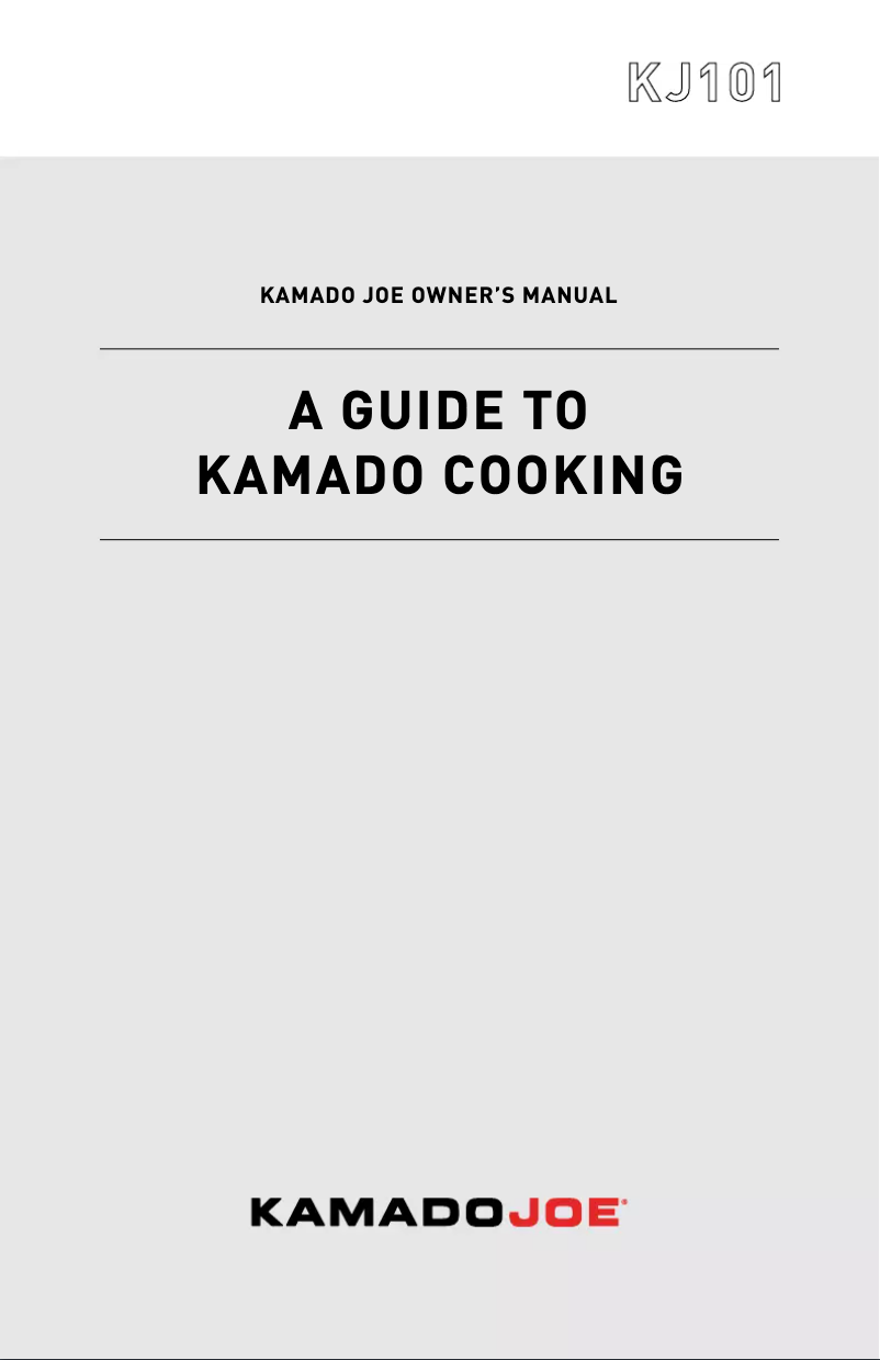 Página 1 del manual Manual de usuario Kamado Joe Big Joe II