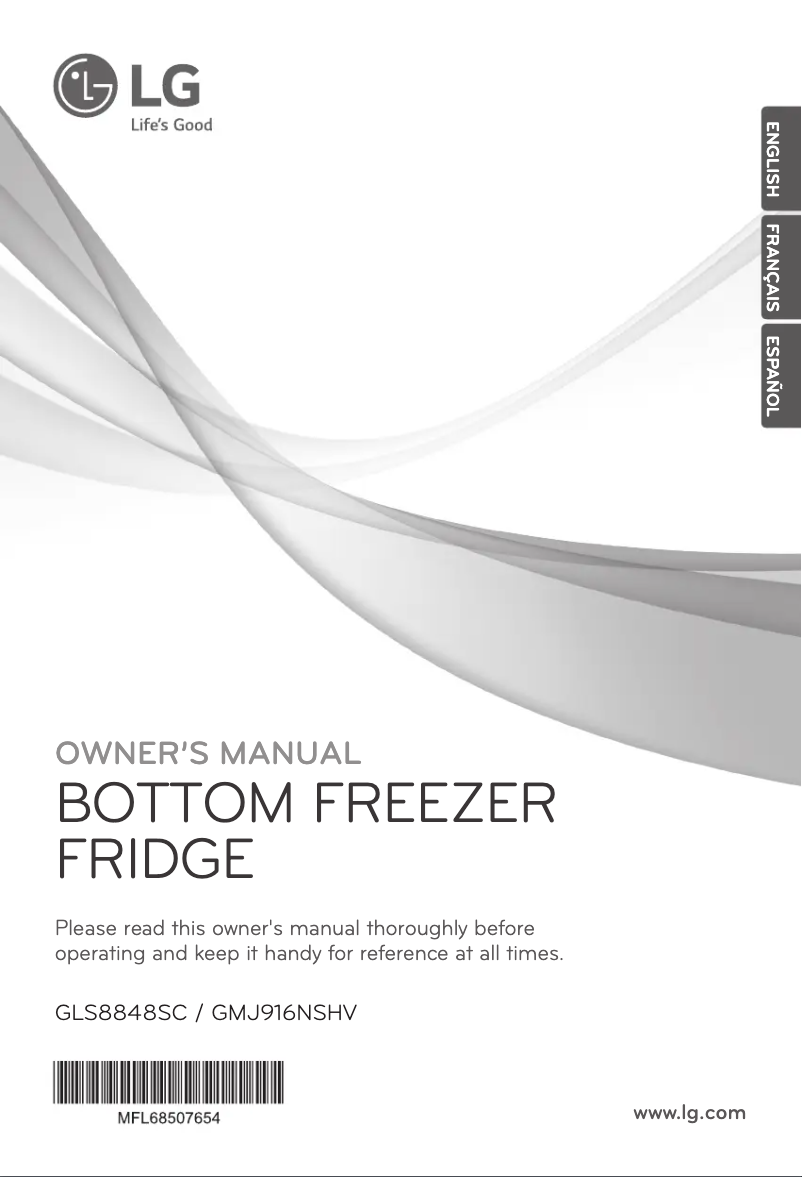 Image de la première page du manuel de l'appareil GLS8848SC