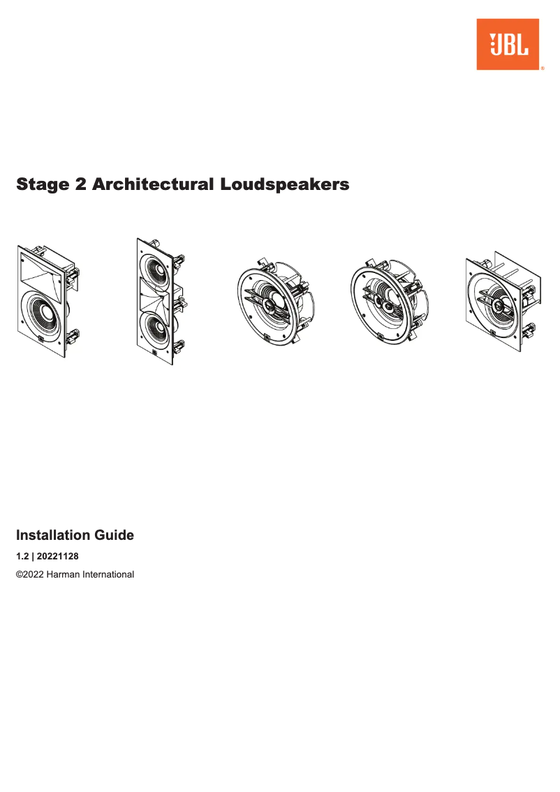 Image de la première page du manuel de l'appareil Stage 260CSA