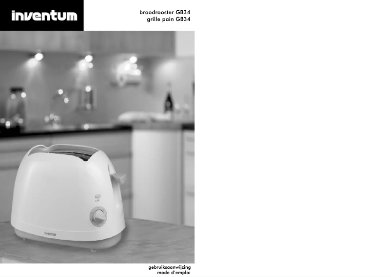 Image de la première page du manuel de l'appareil GB34