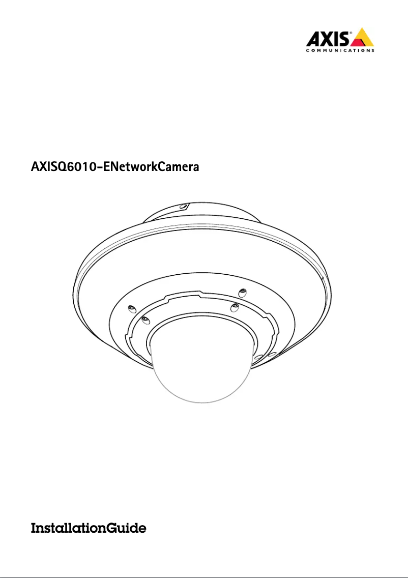 Image de la première page du manuel de l'appareil Q6010-E