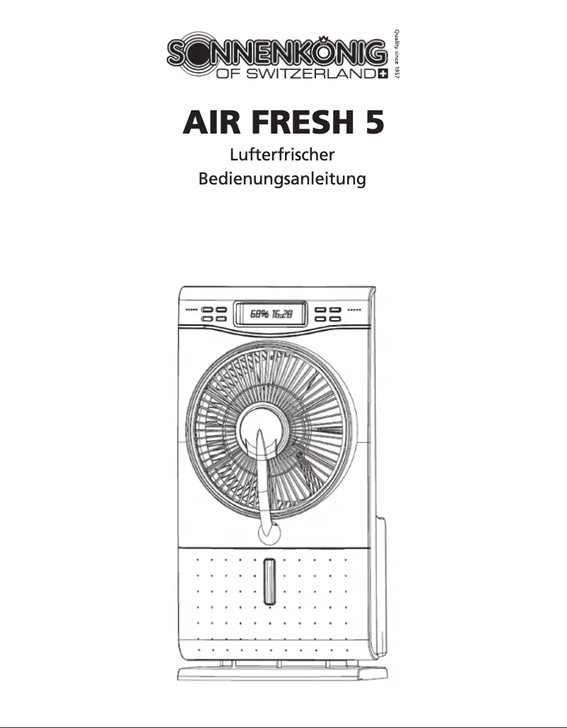 Image de la première page du manuel de l'appareil Air Fresh 5