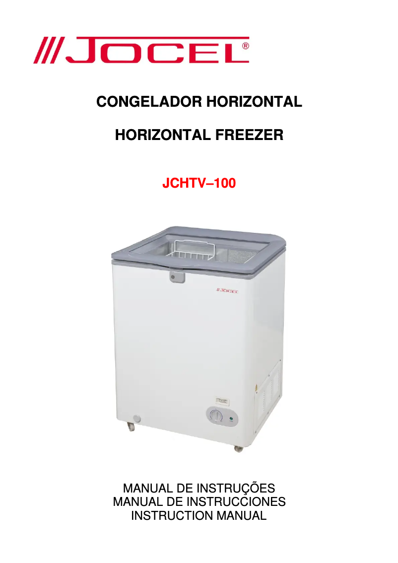 Page 1 de la notice Manuel utilisateur Jocel JCHTV-100
