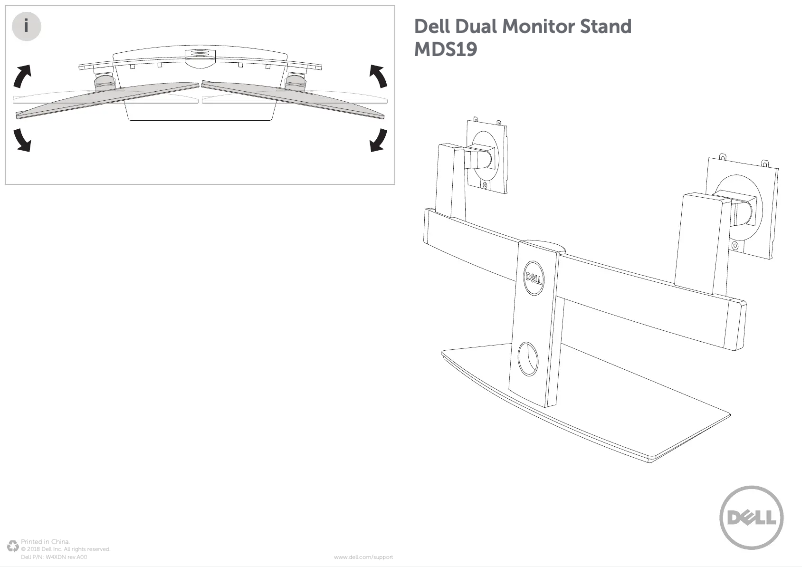 Page 1 de la notice Manuel utilisateur Dell MDS19
