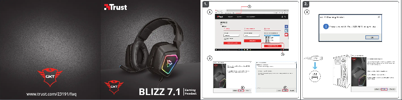 Image de la première page du manuel de l'appareil Blizz 7.1 GXT 450