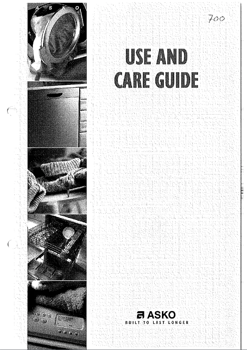 Page 1 de la notice Manuel utilisateur Asko T700