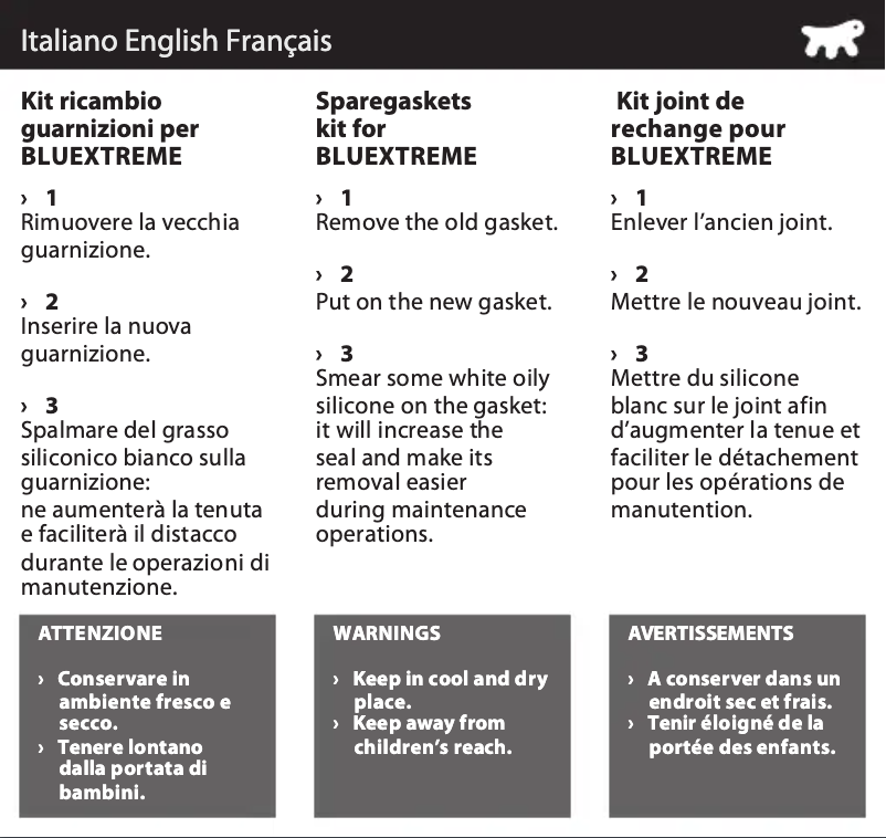 Page 1 de la notice Instructions / montage Ferplast Bluextreme 700