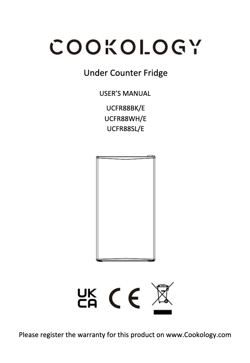Image de la première page du manuel de l'appareil UCFR88BK