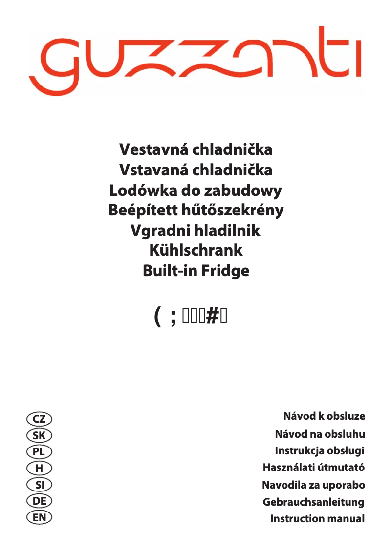Image de la première page du manuel de l'appareil GZ-09B1