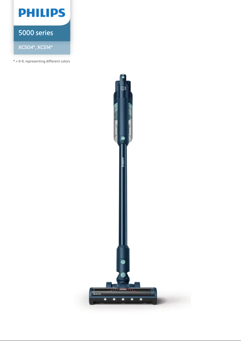 Image de la première page du manuel de l'appareil 5000 series XC5041