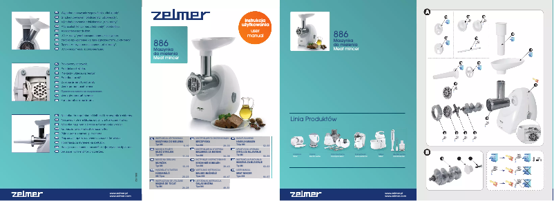 Page n°1 - Manuel utilisateur Zelmer Diana 886